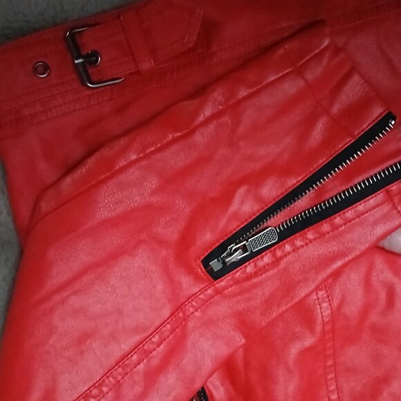 FREE SHIPPING! Beautiful Kleep Two-Tone Moto Jacket, Size Medium, Excellent, NWT - Picture 15 of 15